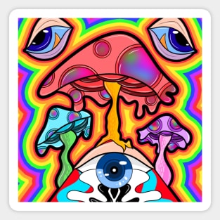 Trippy Shrooms Magnet